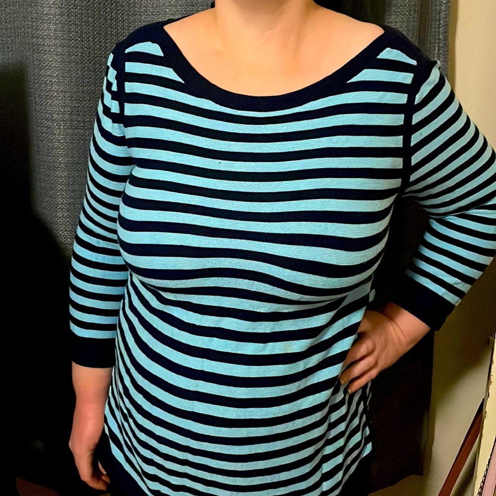 Talbots striped sweater